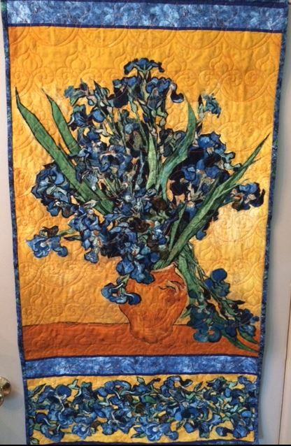 Van Gogh blue iris