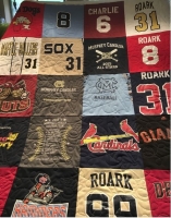 Baseball T-shirt quilt