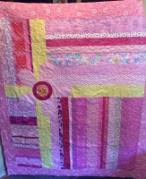 Pink quilt for Ivy