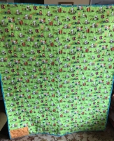 Snoopy quilt back